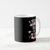 アメルホールアヴォドムンドポルトガル語おばあちゃんフローラ コーヒーマグカップ (正面右)