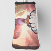 アメージングの鹿：自然の威厳のある美しい» ゴルフヘッドカバー (回転90)