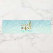 アメージングアクアグリッタースウィート16 ペットボトルラベル (シングルラベル)