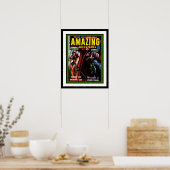 アメージングアドベンチャー#2レトロサイファイ漫画本 ポスター (キッチン)