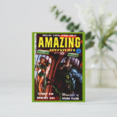アメージングアドベンチャー#2レトロサイファイ漫画本 ポストカード (スタンド正面)