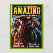 アメージングアドベンチャー#2レトロサイファイ漫画本 ポストカード (正面)