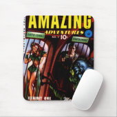 アメージングアドベンチャー#2レトロサイファイ漫画本 マウスパッド (マウス)