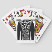 アメージングアフリカ抽象芸術アートプリント トランプ (裏面)