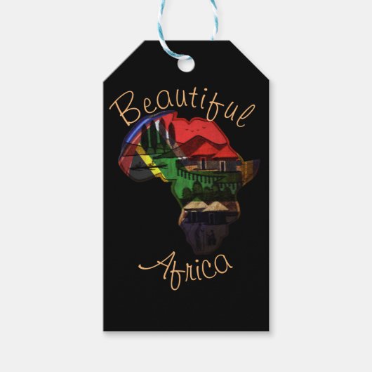 アメージングアフリカ特別デザイン ギフトタグ (正面)