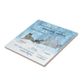 アメージングウォルフタイポグラフィ |パーソナライズされた | タイル (側面)