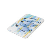 アメージングエンプレペンギンタイポグラフィアート バスマット (アングル)