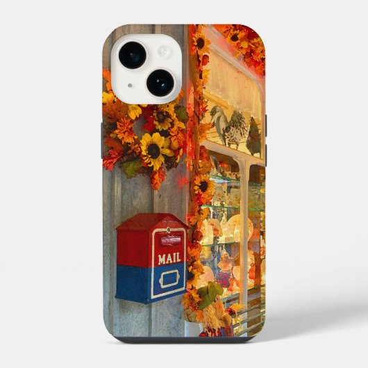 アメージングオータムマーケットポーチ iPhoneケース (裏面)