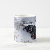 アメージングオールドアンティークスチームトレイン過去 コーヒーマグカップ (中央)