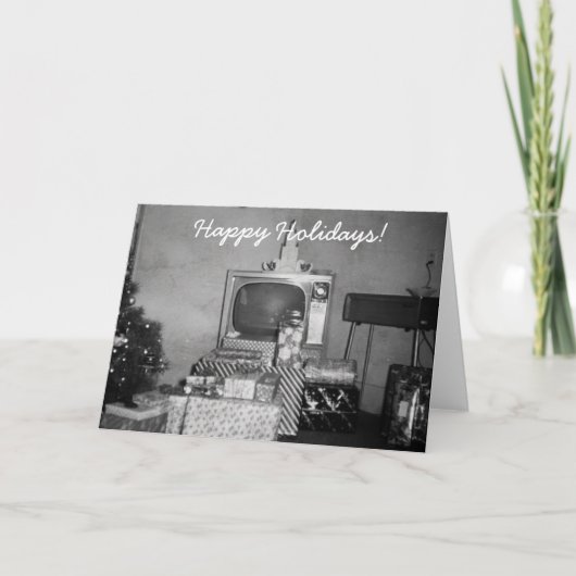 アメージングオールド1950のクリスマスヴィンテージホリデーデコール シーズンカード (正面)