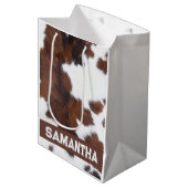 アメージングカウズプリント ミディアムペーパーバッグ (正面アングル)