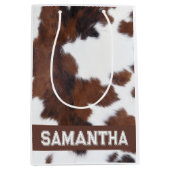 アメージングカウズプリント ミディアムペーパーバッグ (正面)