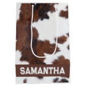 アメージングカウズプリント ミディアムペーパーバッグ (裏面)