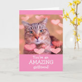 アメージングガールフレンド誕生日 カード (黄色い花)