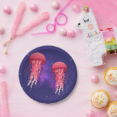 アメージングクラゲイン宇宙 ペーパープレート (パーティー)