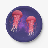 アメージングクラゲイン宇宙 ペーパープレート (正面)