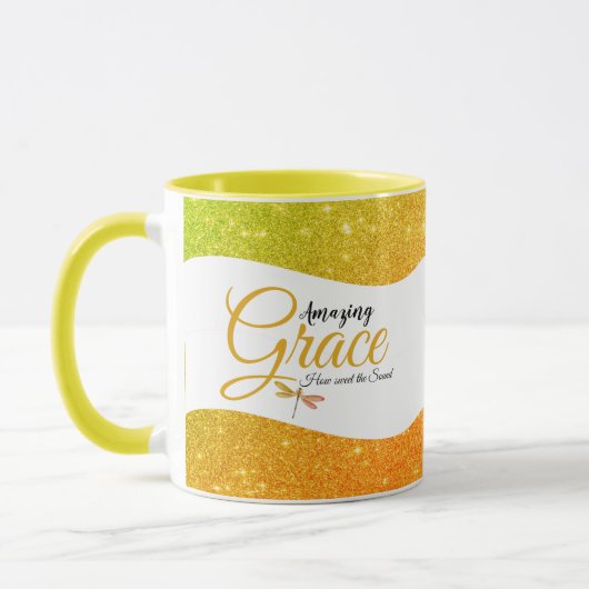 アメージンググレースイエロー マグカップ (左)