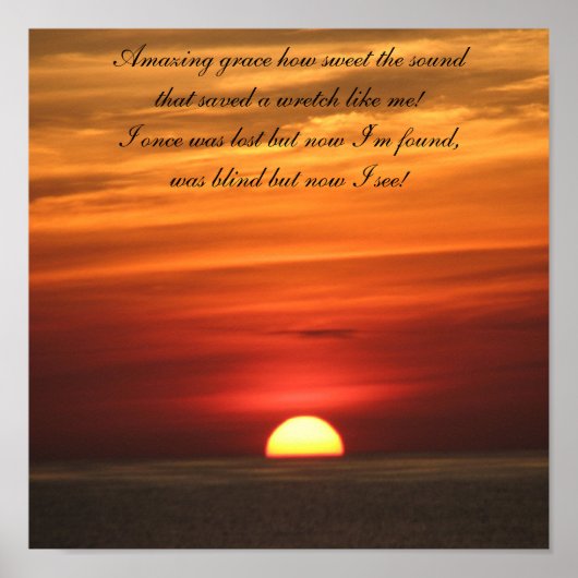 アメージンググレースサンライズ ポスター (正面)