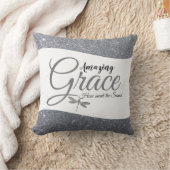 アメージンググレースシルバーグリッター装飾用クッション クッション (ブランケット)