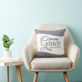 アメージンググレースシルバーグリッター装飾用クッション クッション (椅子)