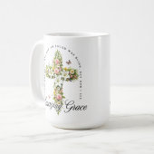 アメージンググレースフローラクリスチャンクロス コーヒーマグカップ (正面左)