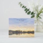 アメージングサンセットワシントンパークレイクデンバーCO ポストカード (スタンド正面)