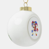 アメージングサーカススノーフレークフレームオーナメント セラミックボールオーナメント (左)