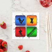 アメージングスノーボーディングアーバンスタイル スタンダードカクテルナプキン (インサイチュ)