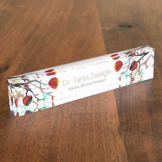 アメージングデザイン銘板 デスクネームプレート (側面)