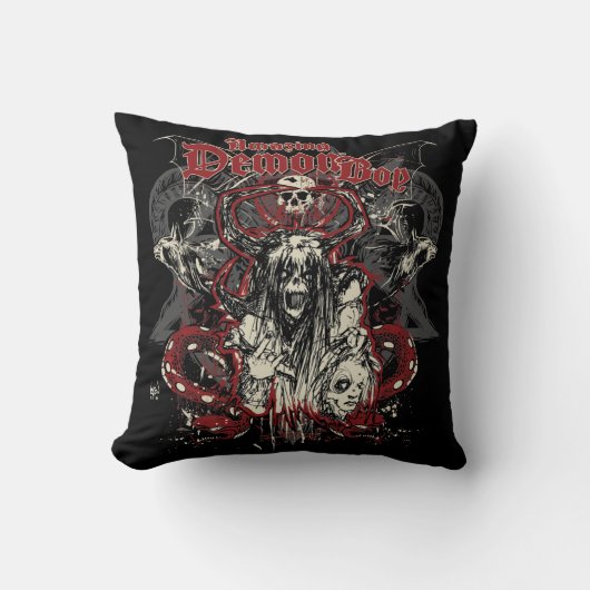 アメージングデーモンボーイライズオブザデーモン装飾用クッション クッション (正面)