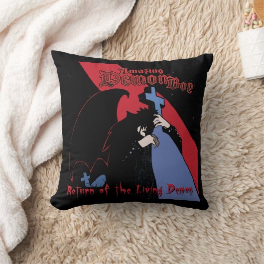 アメージングデーモンボーイリターンオブザデーモン装飾用クッション クッション (ブランケット)
