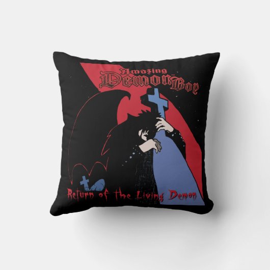 アメージングデーモンボーイリターンオブザデーモン装飾用クッション クッション (裏面)