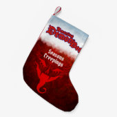 アメージングデーモンボーシーズンズ スモールクリスマスストッキング (正面 (吊り時))