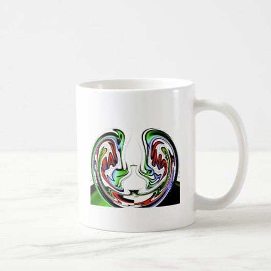 アメージングハクナマタタタワールアートプリント コーヒーマグカップ (右)