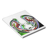 アメージングハクナマタタタワールアートプリント ノートパッド (アングル)