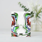 アメージングハクナマタタタワールアートプリント ポストカード (スタンド正面)