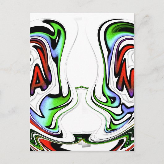 アメージングハクナマタタタワールアートプリント ポストカード (正面)