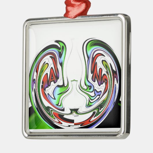 アメージングハクナマタタタワールアートプリント メタルオーナメント (左)