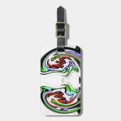 アメージングハクナマタタタワールアートプリント ラゲッジタグ (正面縦)