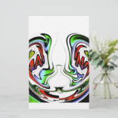 アメージングハクナマタタタワールアートプリント 便箋 (スタンド正面)