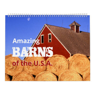 アメージングバーン – USA in Photos Large Wall Calendar カレンダー
