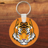 アメージングパーフェッカッコいいトオレンジタイガー キーホルダー (正面)