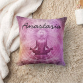 アメージングパープルヨガ クッション (ブランケット)