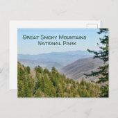 アメージングビュ素晴らしースモークマウンテンズナショナルパーク ポストカード (正面/裏面)