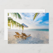 アメージングビーチサンセット ポストカード (正面/裏面)