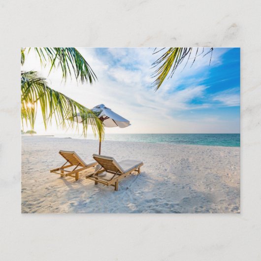 アメージングビーチサンセット ポストカード (正面)