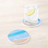 アメージングビーチ熱帯シーンフォト コースター (側面)