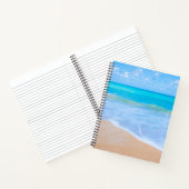 アメージングビーチ熱帯シーンフォト ノートブック (内部)