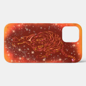 アメージングファイアタイガーランニングアット銀河系スタリーナイト Case-Mate iPhoneケース (裏面 (横))