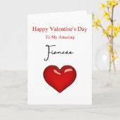 アメージングフィアンセバレンタインデー カード (黄色い花)